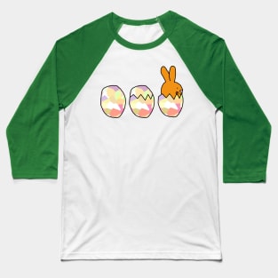 Funny Easter Eggs with a Bunny Baseball T-Shirt